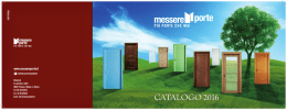 catalogo 2016 - Messere Porte