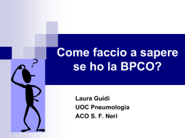 Come faccio a sapere se ho la BPCO?