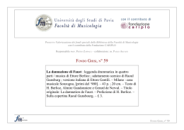 La dannazione di Faust : leggenda drammatica in quattro parti