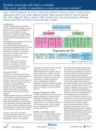 Fastidio associato alle lenti a contatto. Che cos`&egrave;, perch&eacute; si