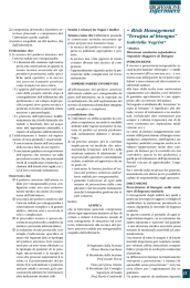 Risk Management “Terapia al bisogno”