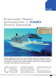 purchase order integration: il caso costa crociere