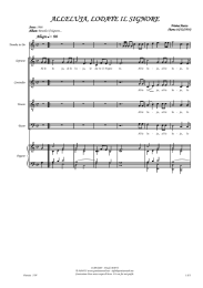 alleluja, lodate il signore