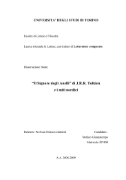 “Il Signore degli Anelli” di JRR Tolkien ei miti nordici