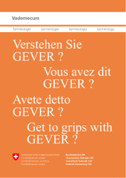 Verstehen Sie GEVER ? Get to grips with GEVER ? Avete detto