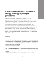 Costituzione di società tra professionisti