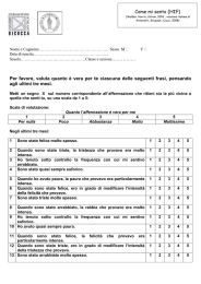 Scala di valutazione del comportamento