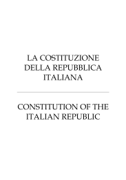 Constitution of The Italian Republic