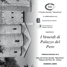 I Venerdì di Palazzo del Pero : Conversazioni sulla storia della