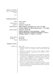 Di Lascio Alba - Regione Campania