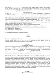 ……………………………di seguito denominato/a “locatore” concede