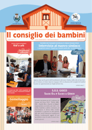 Scarica il Giornalino – Numero 1 - La Città dei Bambini e delle