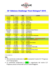 30° Edizione Challenge “Corri Bologna” 2016