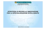 strategia di ricerca e innovazione per la specializzazione intelligente