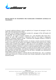 Condizioni Generali di Trasporto