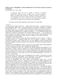 Giudici di pace - Consiglio Superiore della Magistratura