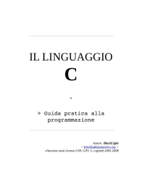 Linguaggio C