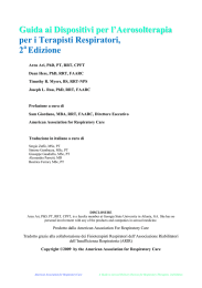 Guida ai Dispositivi per l`Aerosolterapia