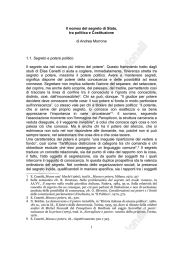 Il nomos del segreto di Stato, tra politica e Costituzione di