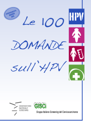 Le 100 DOMANDE sull`HPV