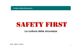 La cultura della sicurezza - Università degli Studi di Parma