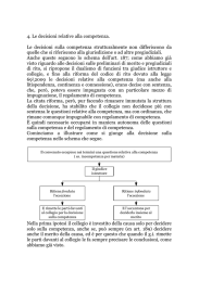 4. Le decisioni relative alla competenza. Le decisioni sulla
