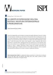 la libertà di espressione nell`era digitale: disciplina