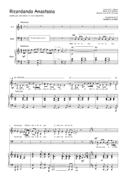 Anastasia SAB con pianoforte