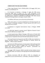 CURRICULUM VITAE DR LUIGI FIUMARA Il dott. Luigi Fiumara è