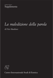 La maledizione della parola - Università degli Studi di Palermo