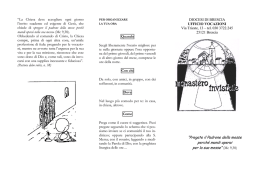 “Pregate il Padrone della messe perché mandi operai per la sua