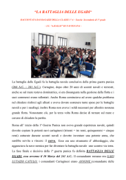 “LA BATTAGLIA DELLE EGADI”