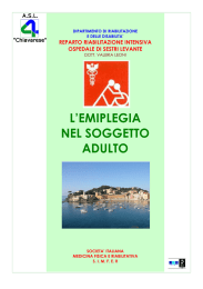 l`emiplegia nel soggetto adulto