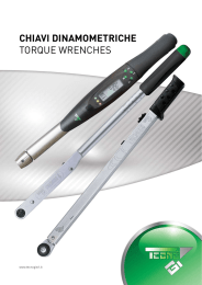 CHIAVI DINAMOMETRICHE TORQUE WRENCHES