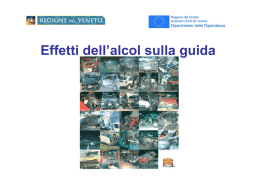 Effetti dell`alcol sulla guida