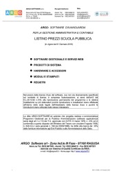 Listino Prezzi Scuole Pubbliche