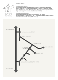 A22 BRENNERO uscita autostrada: CHIUSA PONTE GARDENA