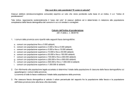 Che vuol dire voto ponderato? E come si calcola? Ciascun elettore
