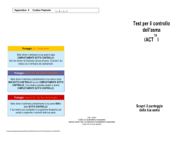 Test per il controllo dell`asma (ACT ™ )