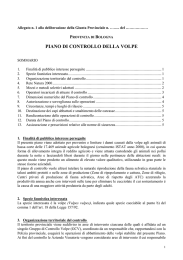 piano di controllo della volpe - Città metropolitana di Bologna