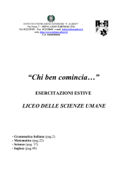 “Chi ben comincia…”