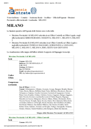 codici uffici agenzia delle entrate della provincia di Milano