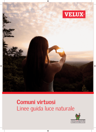 Comuni virtuosi Linee guida luce naturale