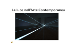 La luce nell`Arte Contemporanea - Istituto Comprensivo di Mozzate