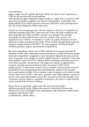 Caro Direttore, spiace vedere sul piu` grande giornale italiano un