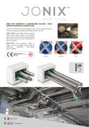 JONIX™DUCT DISPOSITIVI DI SANITIZZAZIONE DELL`ARIA E