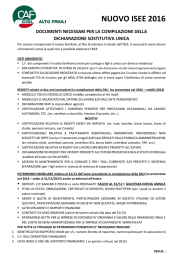 ISEE 2016 elenco documenti per la compilazione