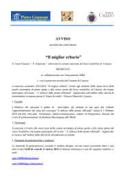 “Il miglior erbario” - Liceo Giannone Caserta