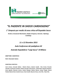 “IL PAZIENTE IN SHOCK CARDIOGENO”