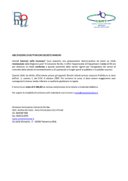 ABILITAZIONE EX BUTTAFUORI DECRETO MARONI Intendi